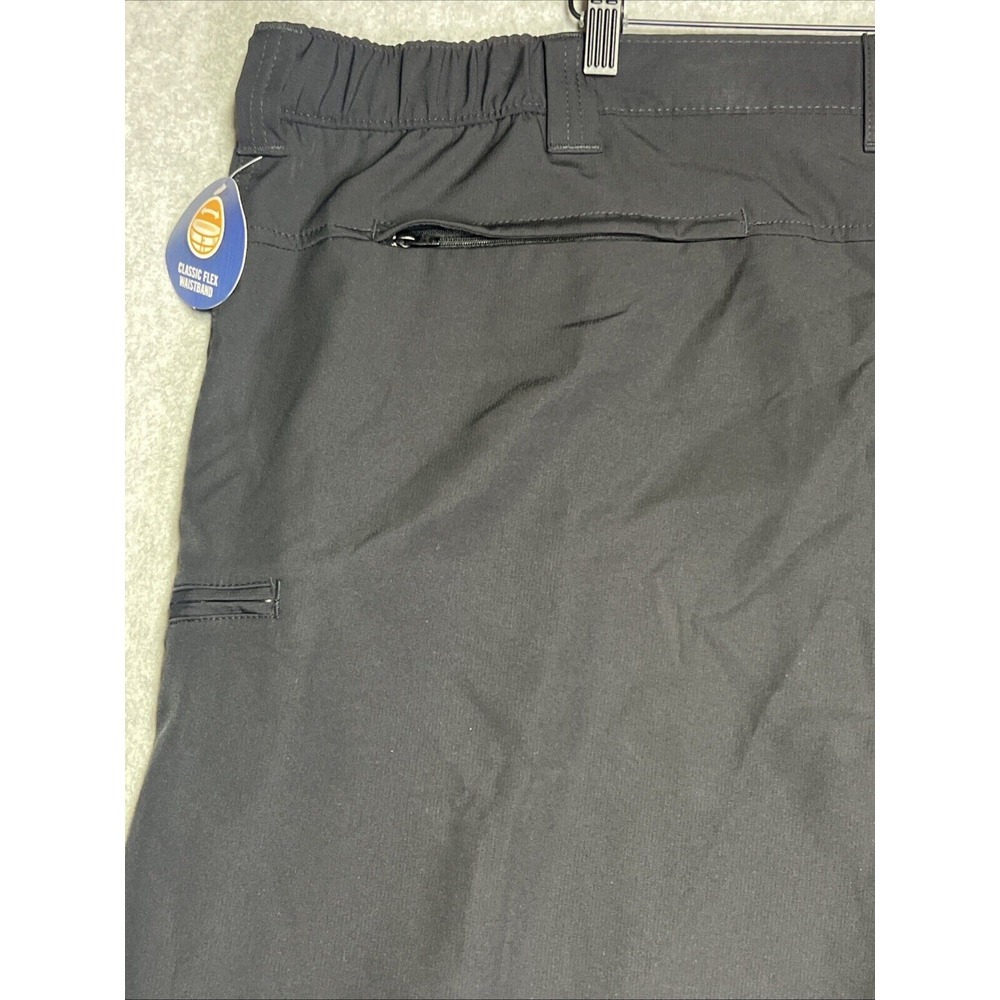NWT Wrangler Classic Flex Waistband Black Shorts Men's Size 48 - Picture 10 of 12
